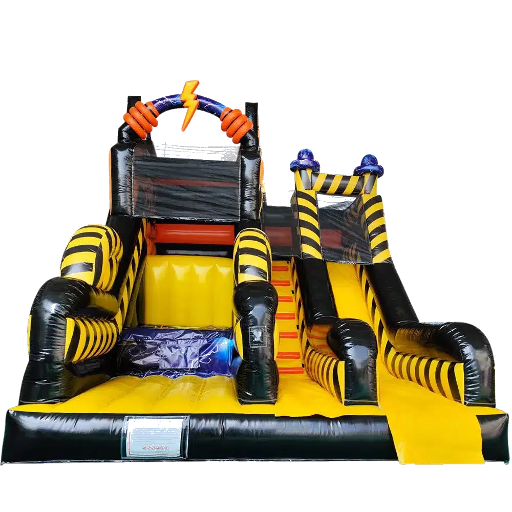 Hire the Actionpark bouncy castle with giant slide