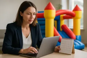 Datum wählen und Hüpfburg sichern ohne Stress