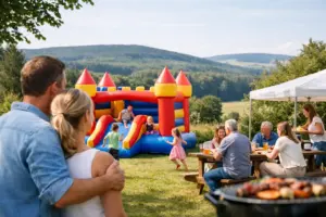 Familienfeier mit Hüpfburg im Elm – lohnt es sich?