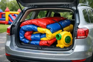 Hüpfburg Transport im Kombi möglich?