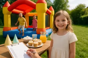 Kinderparty mit Hüpfburg: Checkliste ohne Stress