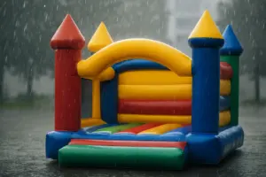 Regen und Hüpfburg: Was passiert wirklich?