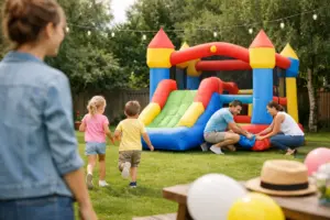 Hüpfburgen mieten ohne Party-Stress